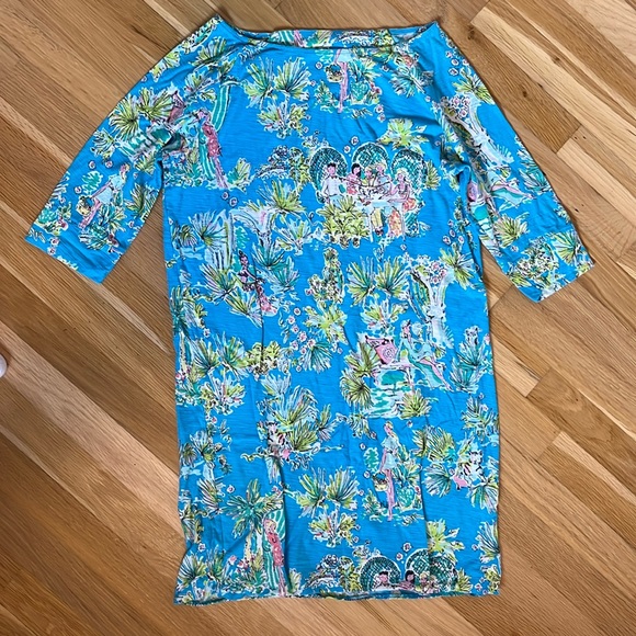 Lilly Pulitzer Cassie Jungle Glam Toile Dress - Picture 1 of 1